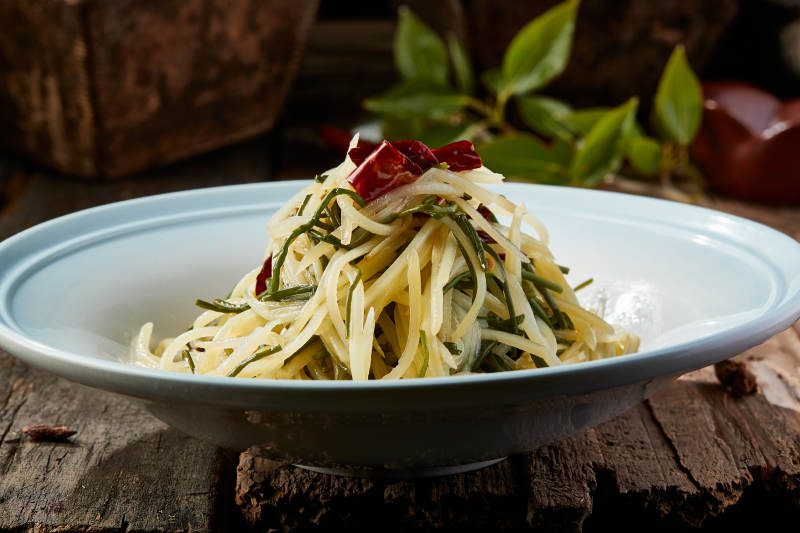 海带丝凉拌土豆丝图片