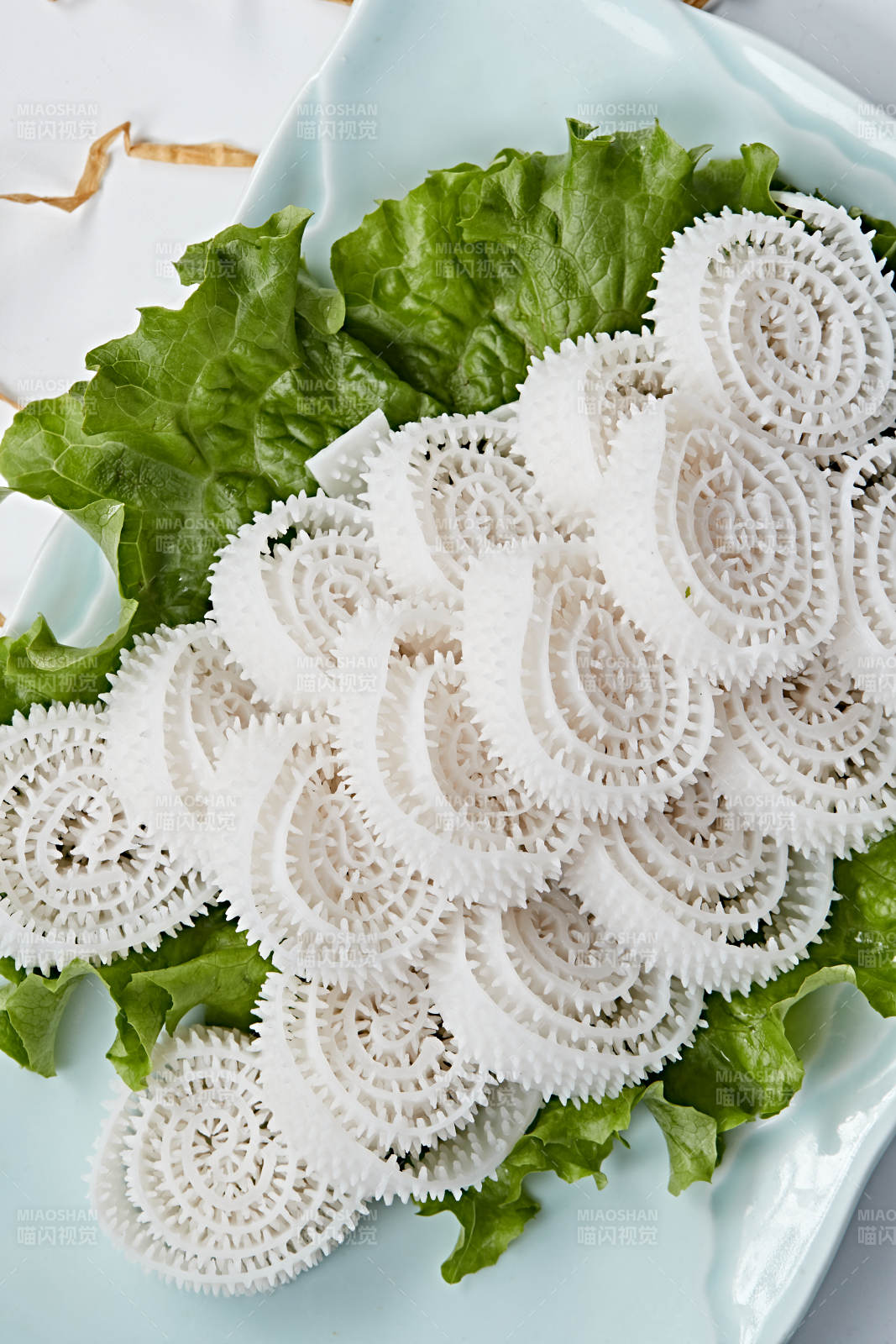 火锅食材魔芋素毛肚图片