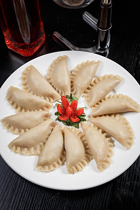 锅巴莜面蒸饺图片