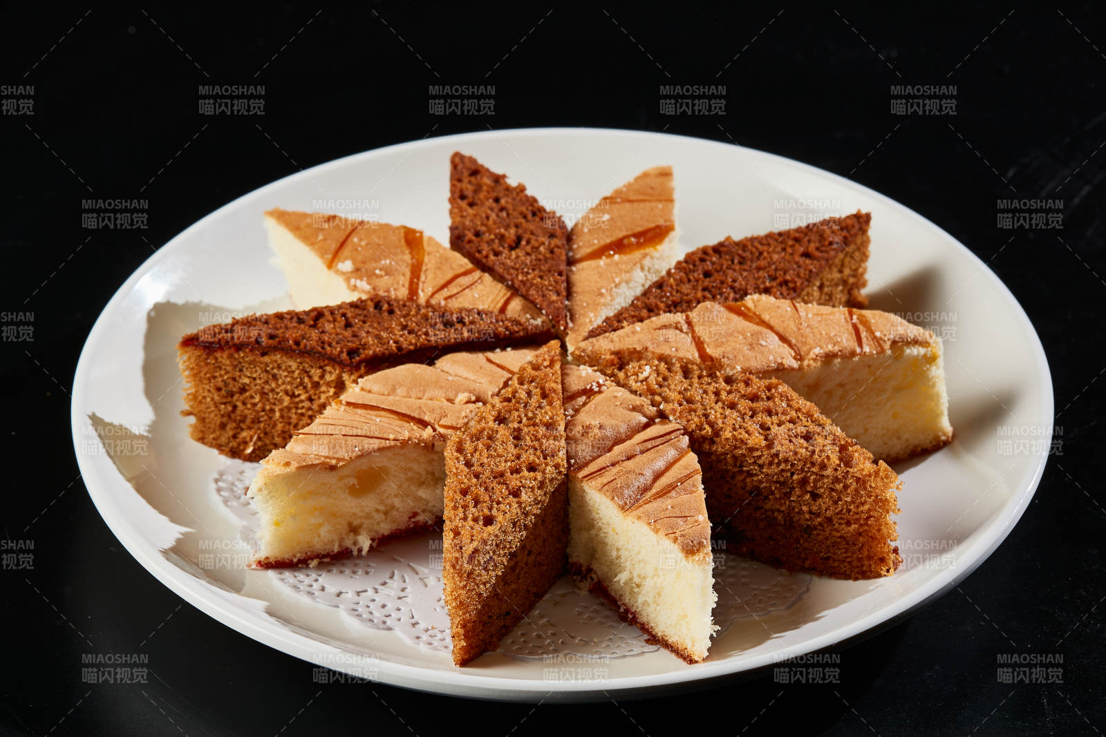 蛋糕红枣发糕双拼图片