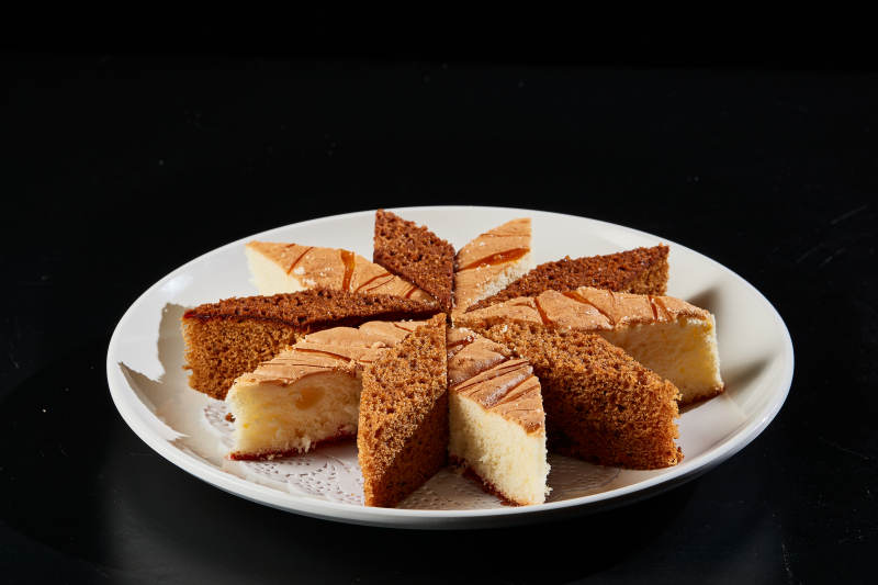 蛋糕红枣发糕双拼图片