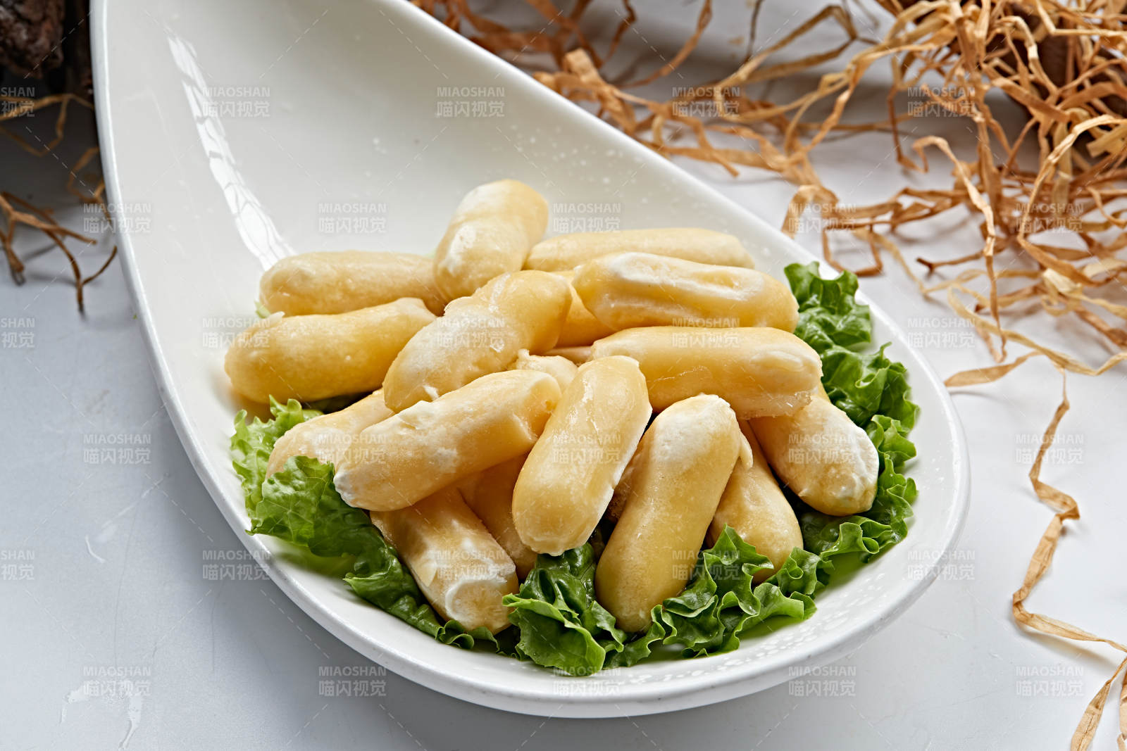 火锅食材韩式年糕条图片