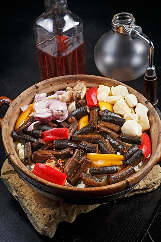 潮州生啫蒜香黄鳝煲图片