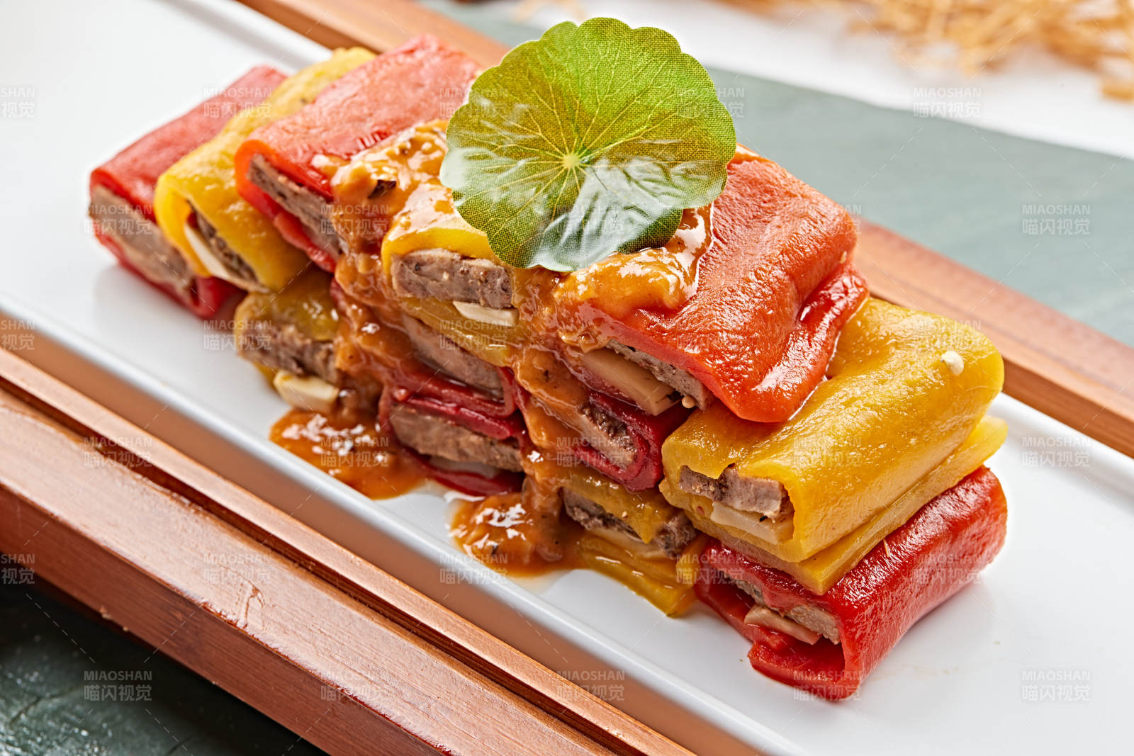 彩椒煎牛排图片