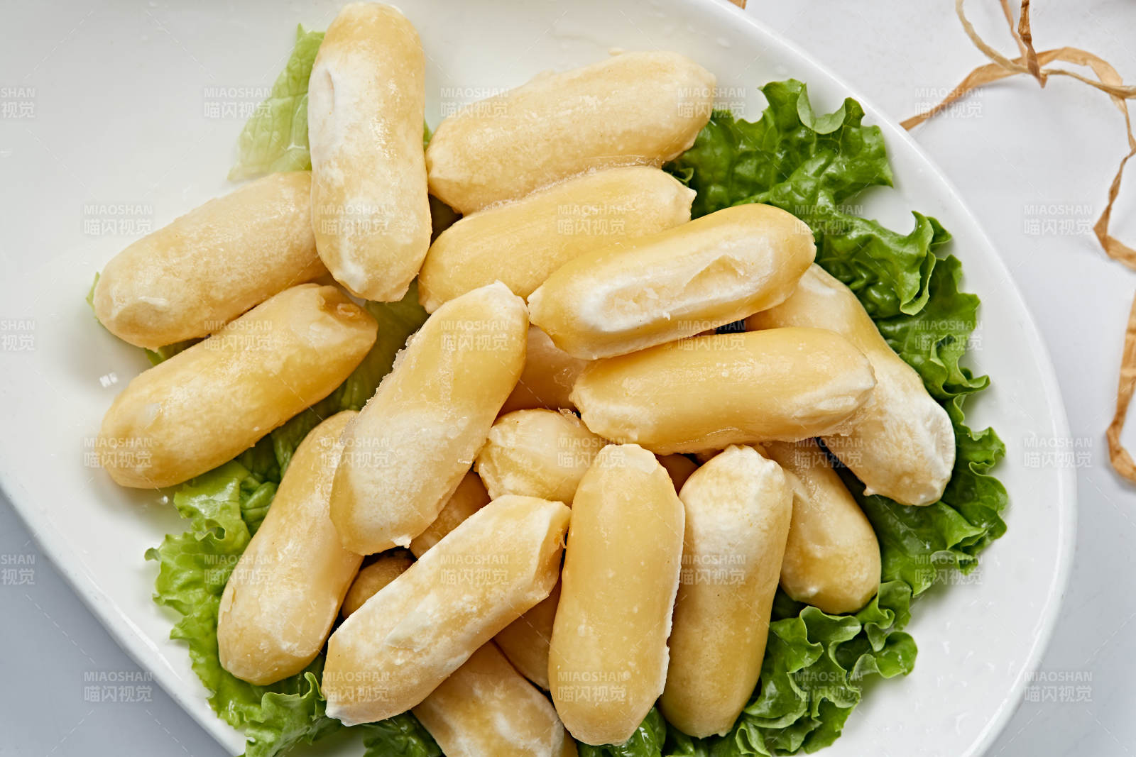 火锅食材韩式年糕条图片