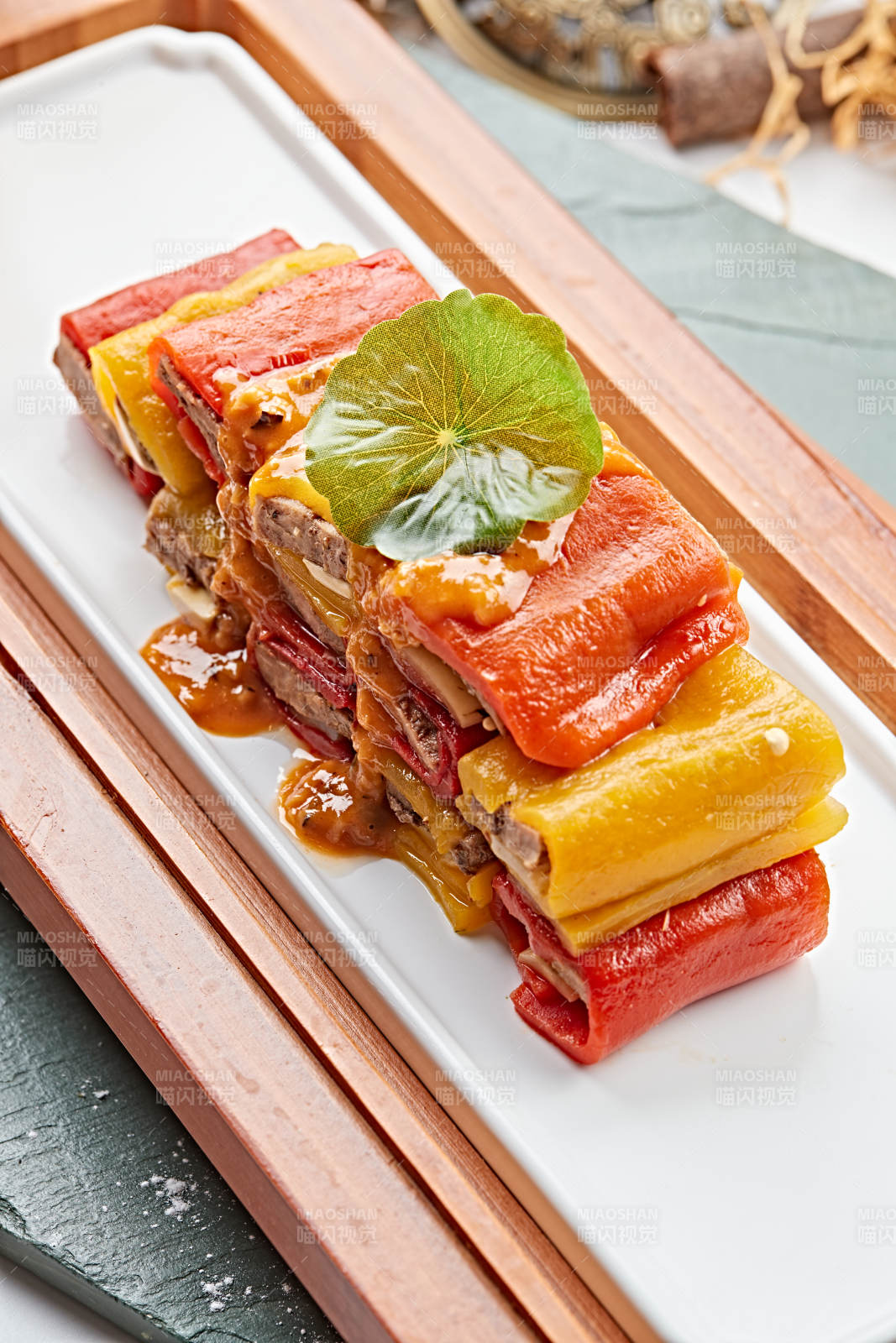 彩椒煎牛排图片