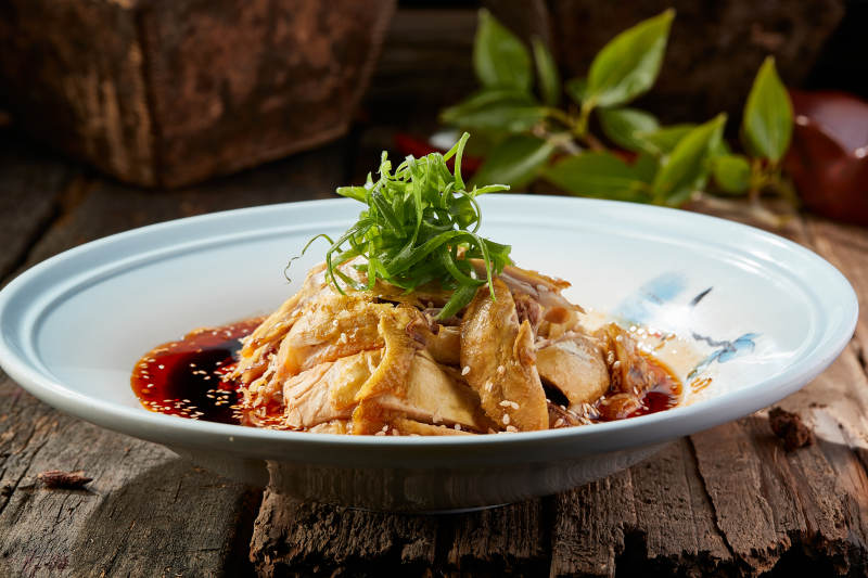 红油口水鸡图片