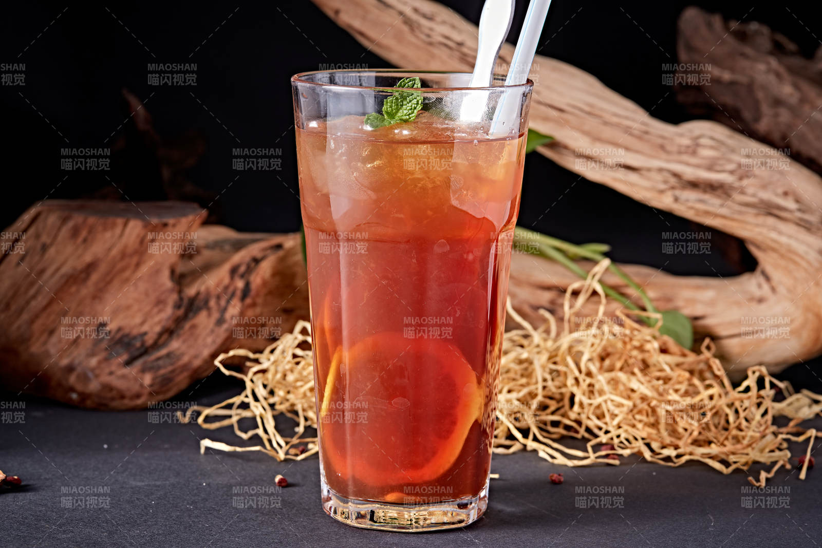 美味柠檬冰红茶图片