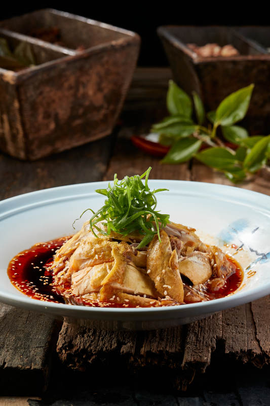 红油口水鸡图片