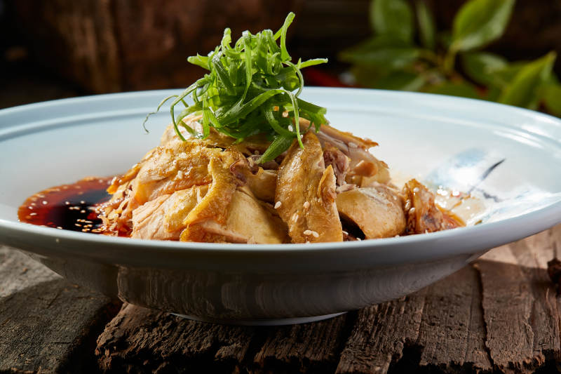 红油口水鸡图片