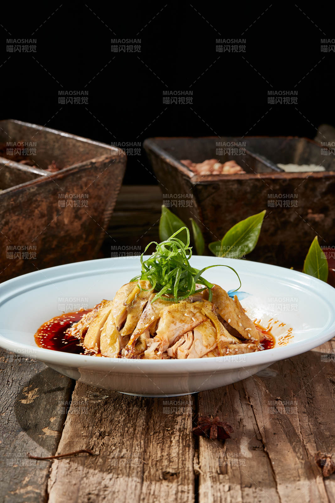 红油口水鸡图片