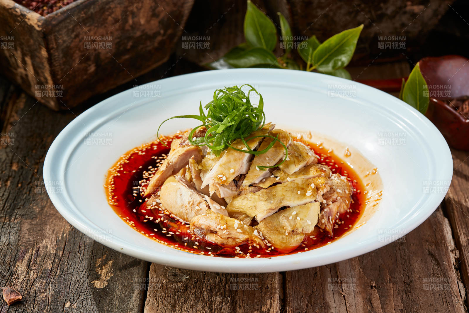 红油口水鸡图片