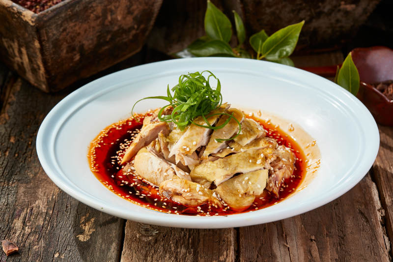 红油口水鸡图片