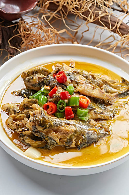 家常香辣黄焖嘎鱼图片