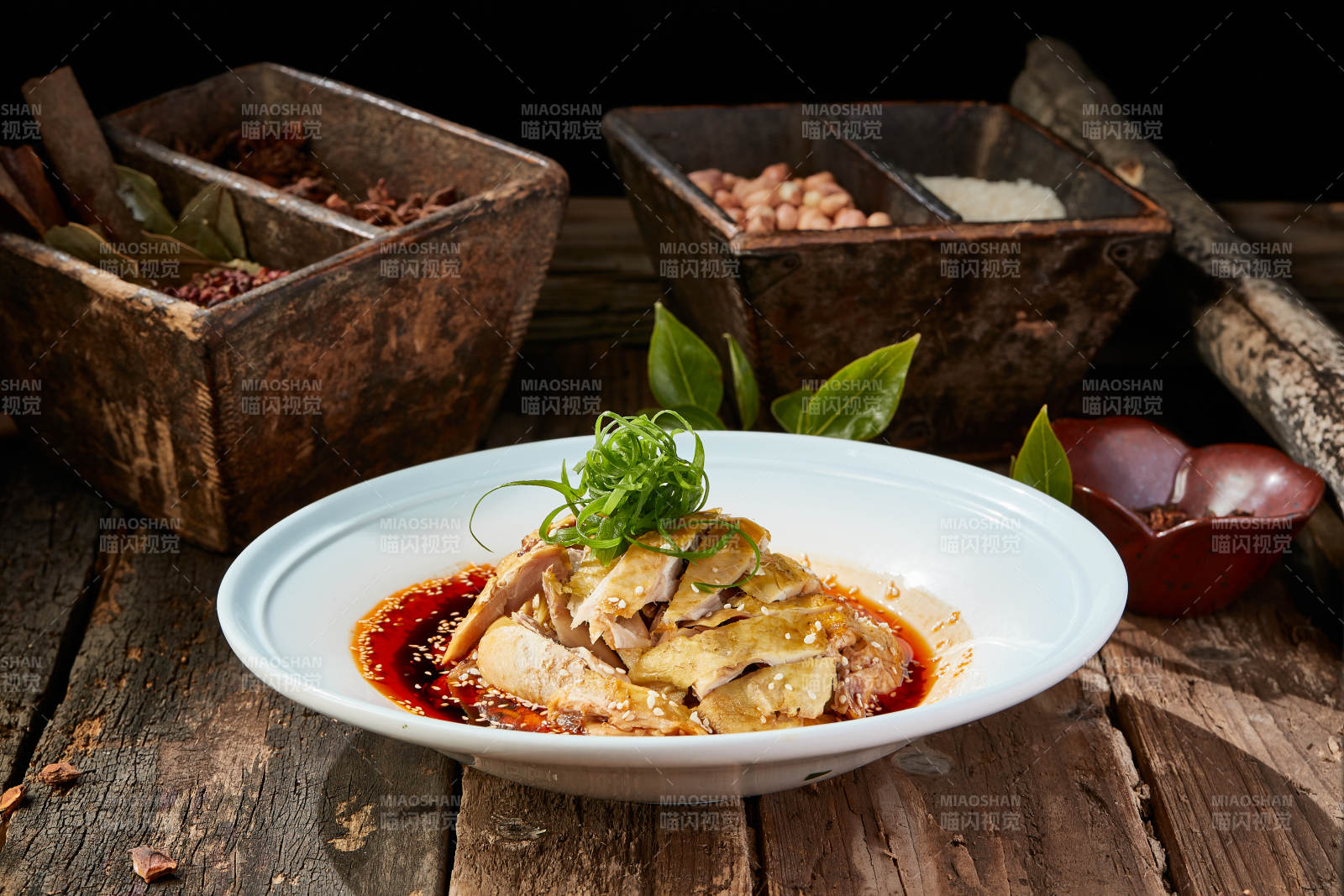 红油口水鸡图片