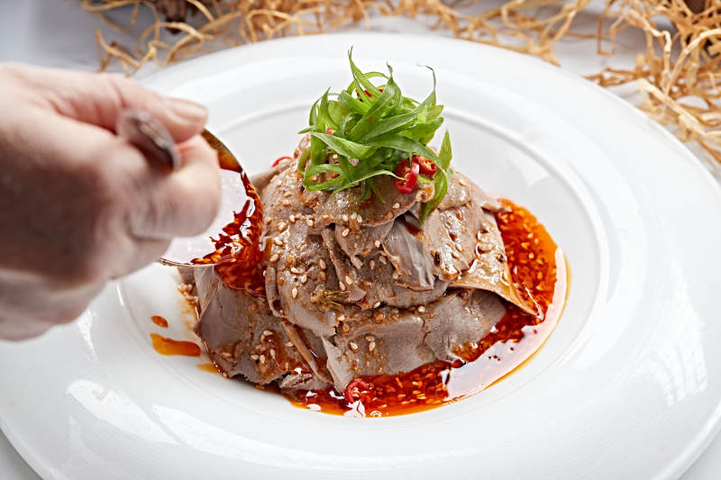 红油香辣夫妻肺片图片