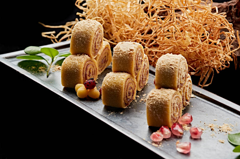 北京名小吃驴打滚图片