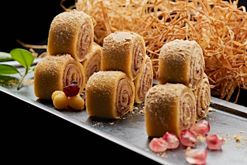 北京名小吃驴打滚图片