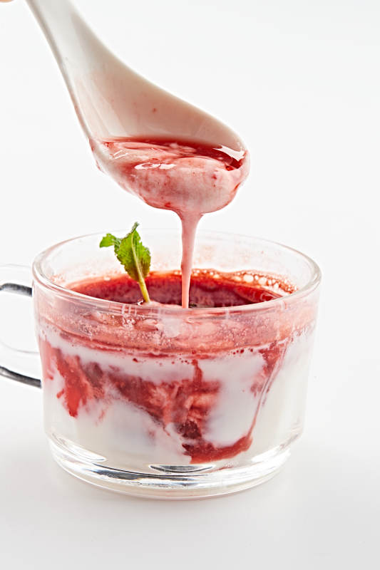 自制美味草原风味的多口味纯醸老酸奶图片