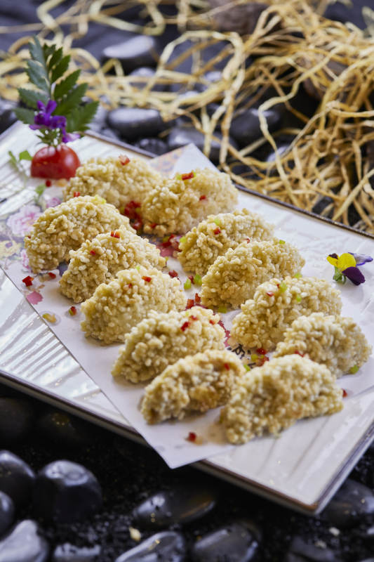 油炸大米锅巴里脊肉图片