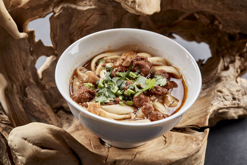 山西面食老大同肉沫刀削面图片