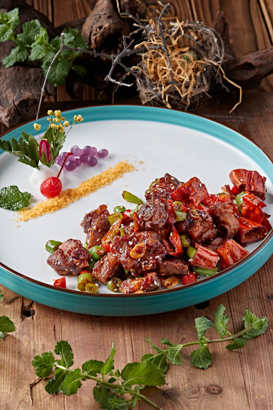 辣椒糖醋猪小排图片