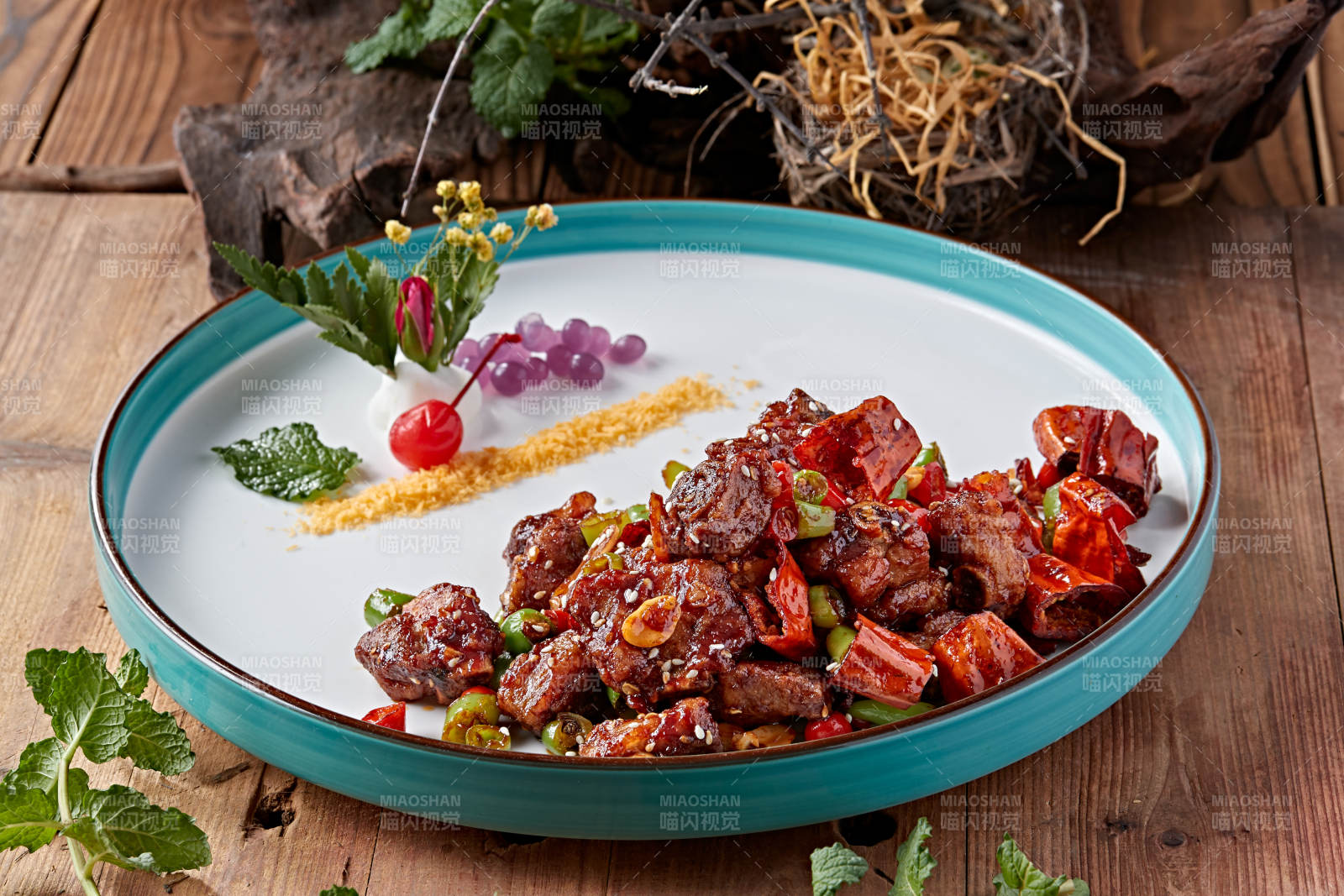 辣椒糖醋猪小排图片