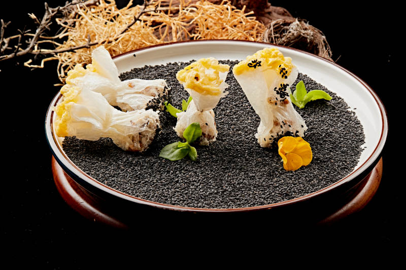 油炸冰皮烧麦图片