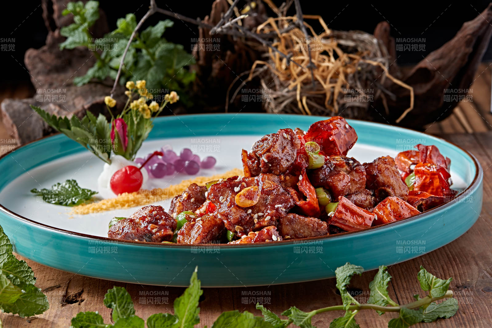 辣椒糖醋猪小排图片