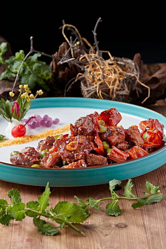 辣椒糖醋猪小排图片