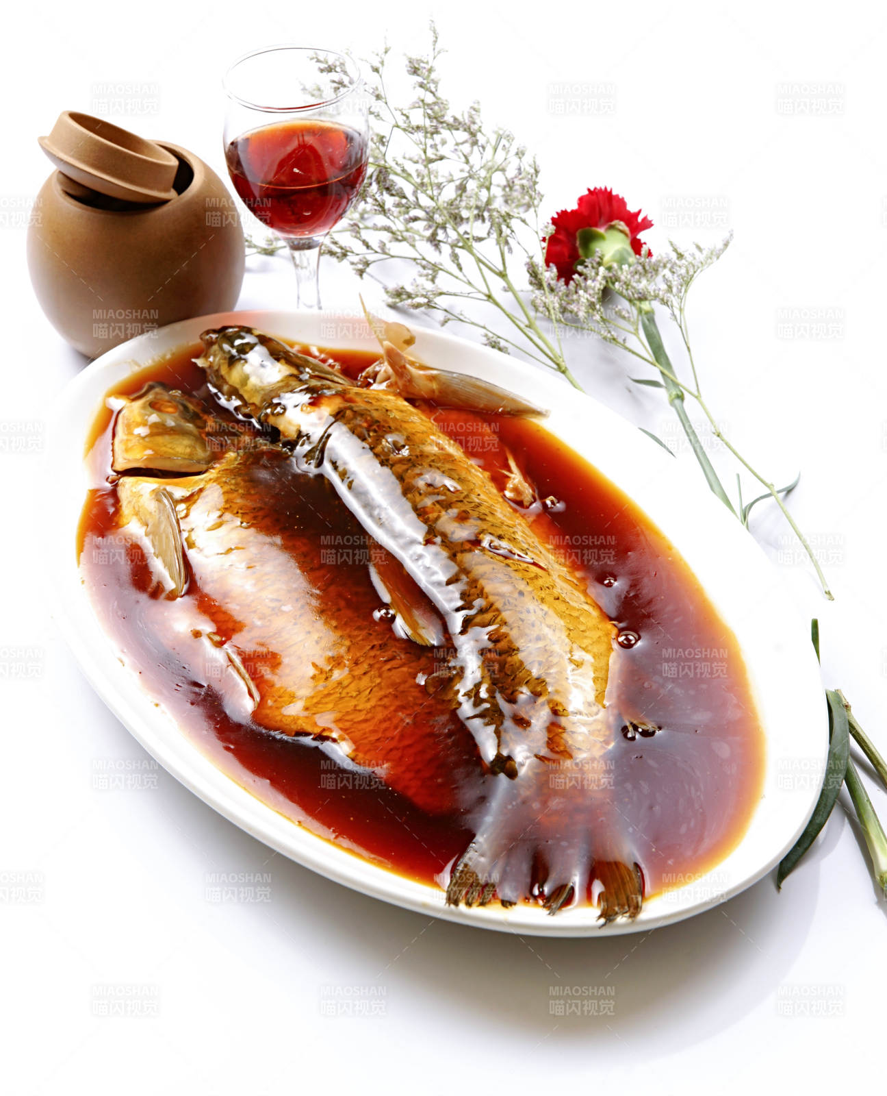 杭帮菜西湖醋鱼图片