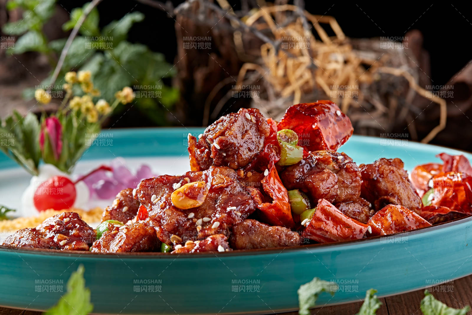 辣椒糖醋猪小排图片