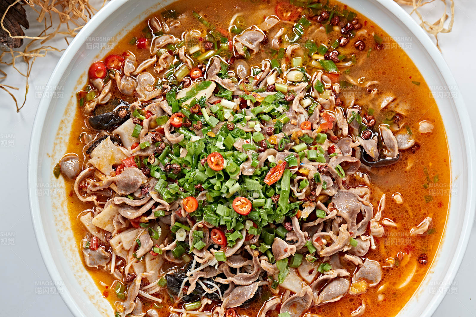 葱香酸汤木耳羊肉图片