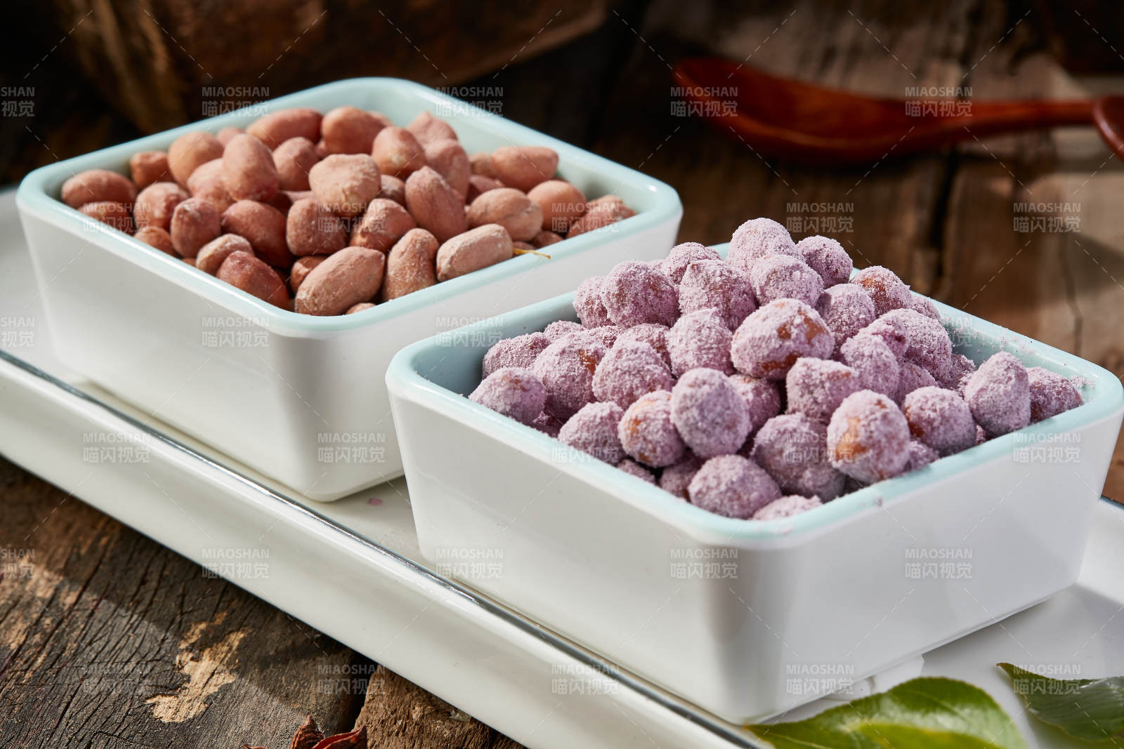 美味双色花生米图片