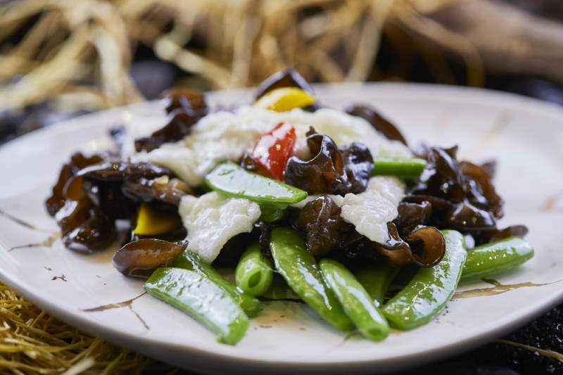 木耳蛋白小炒蜜豆图片