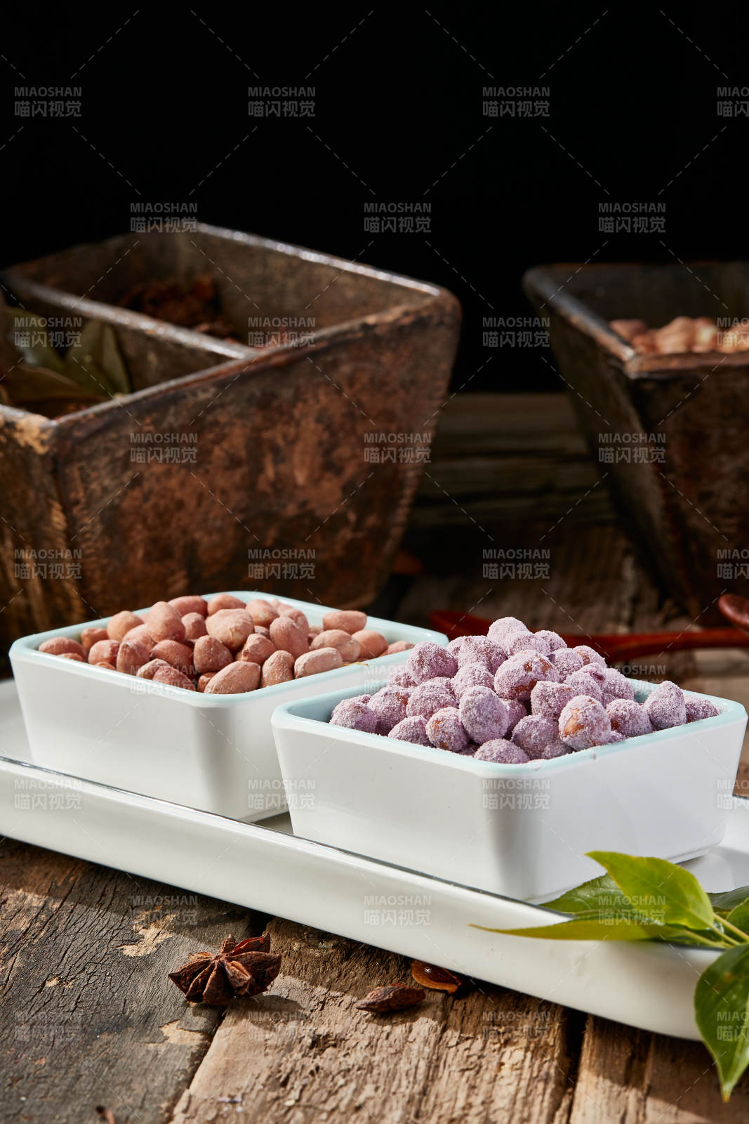 美味双色花生米图片