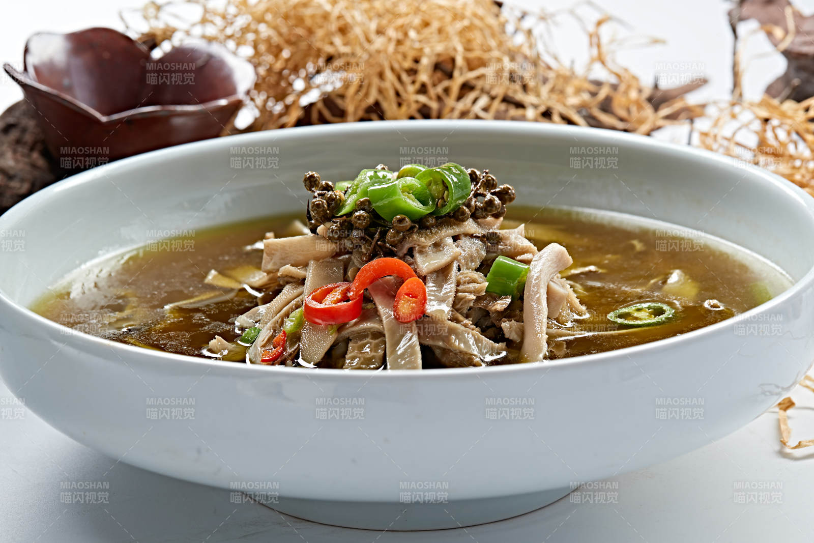 椒麻水煮猪肚丝图片