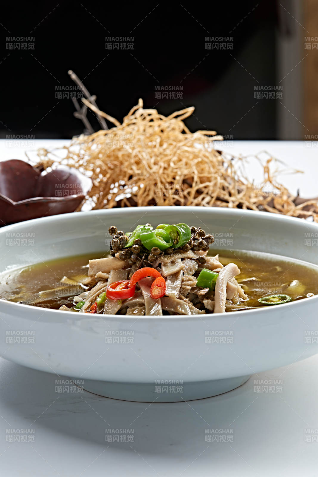 椒麻水煮猪肚丝图片