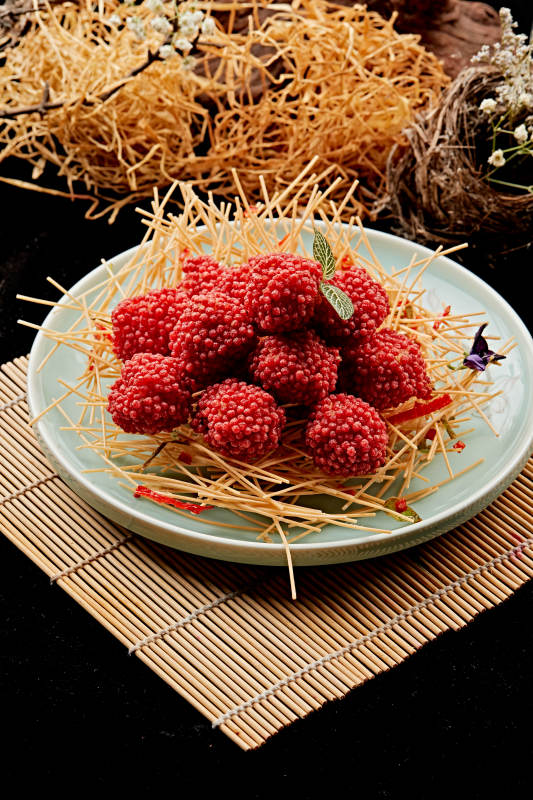 荔枝大虾球图片