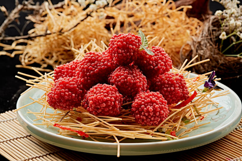 荔枝大虾球图片