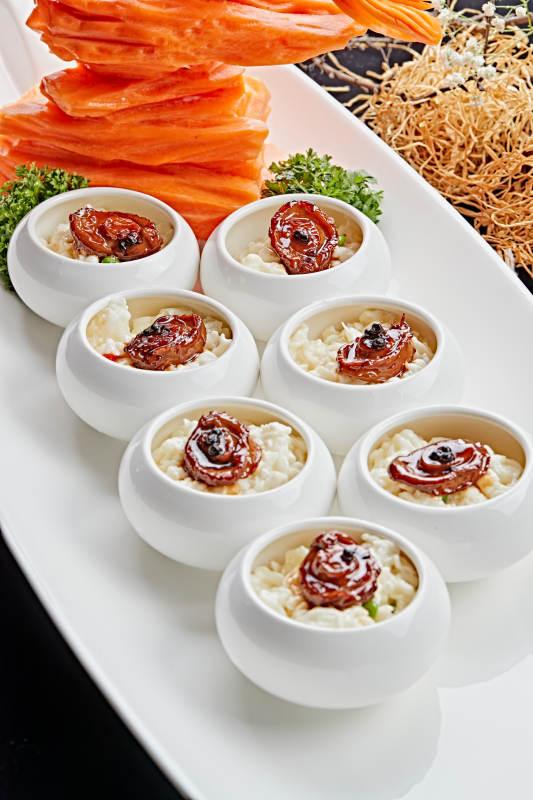 芙蓉虾扣炭烧鲍鱼图片