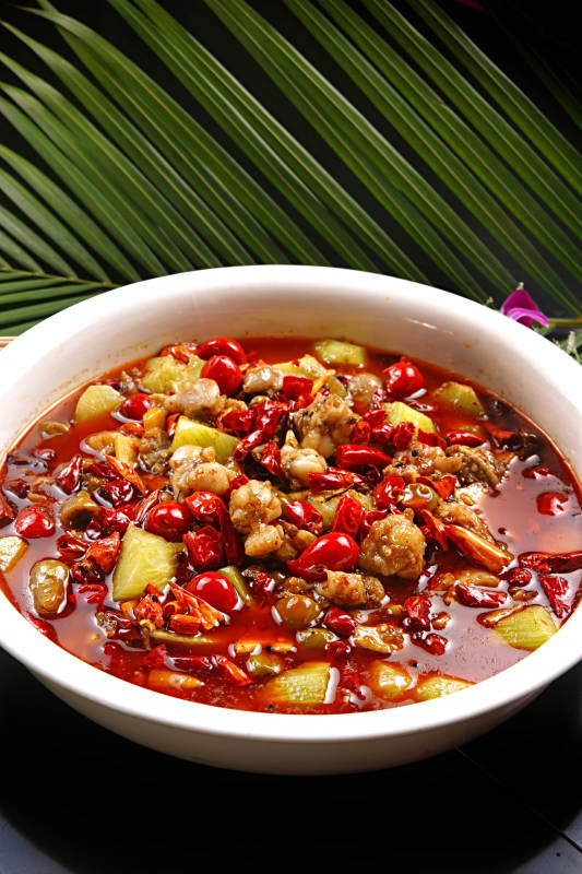 酸辣泡椒香水牛蛙图片