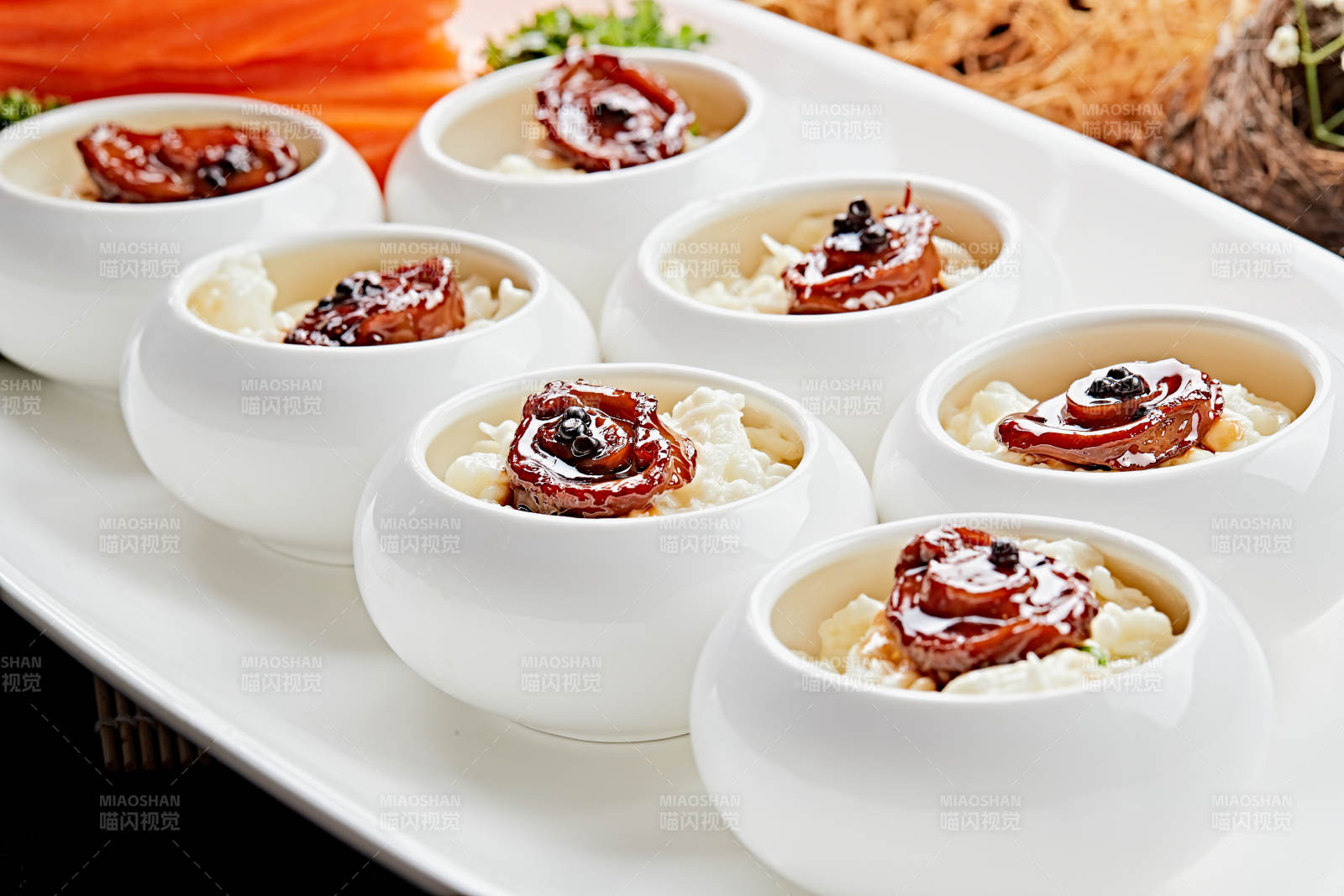 芙蓉虾扣炭烧鲍鱼图片