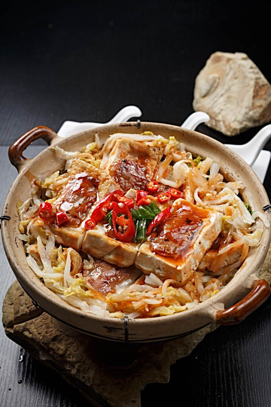 砂锅江东豆腐煲图片