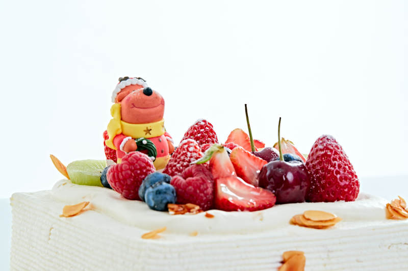 鲜果乳脂奶油芒果夹心奶酪蛋糕图片