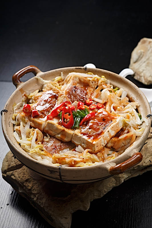 砂锅江东豆腐煲图片