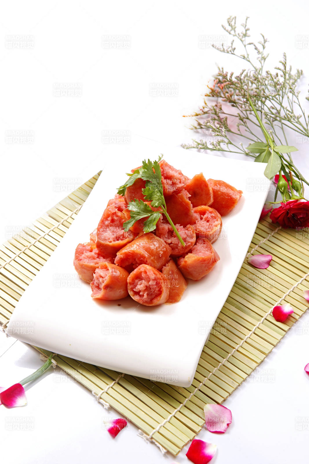 纯肉蒜香手掰肠图片