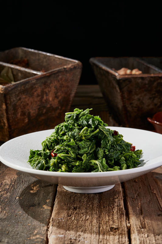 凉拌鸡毛菜图片