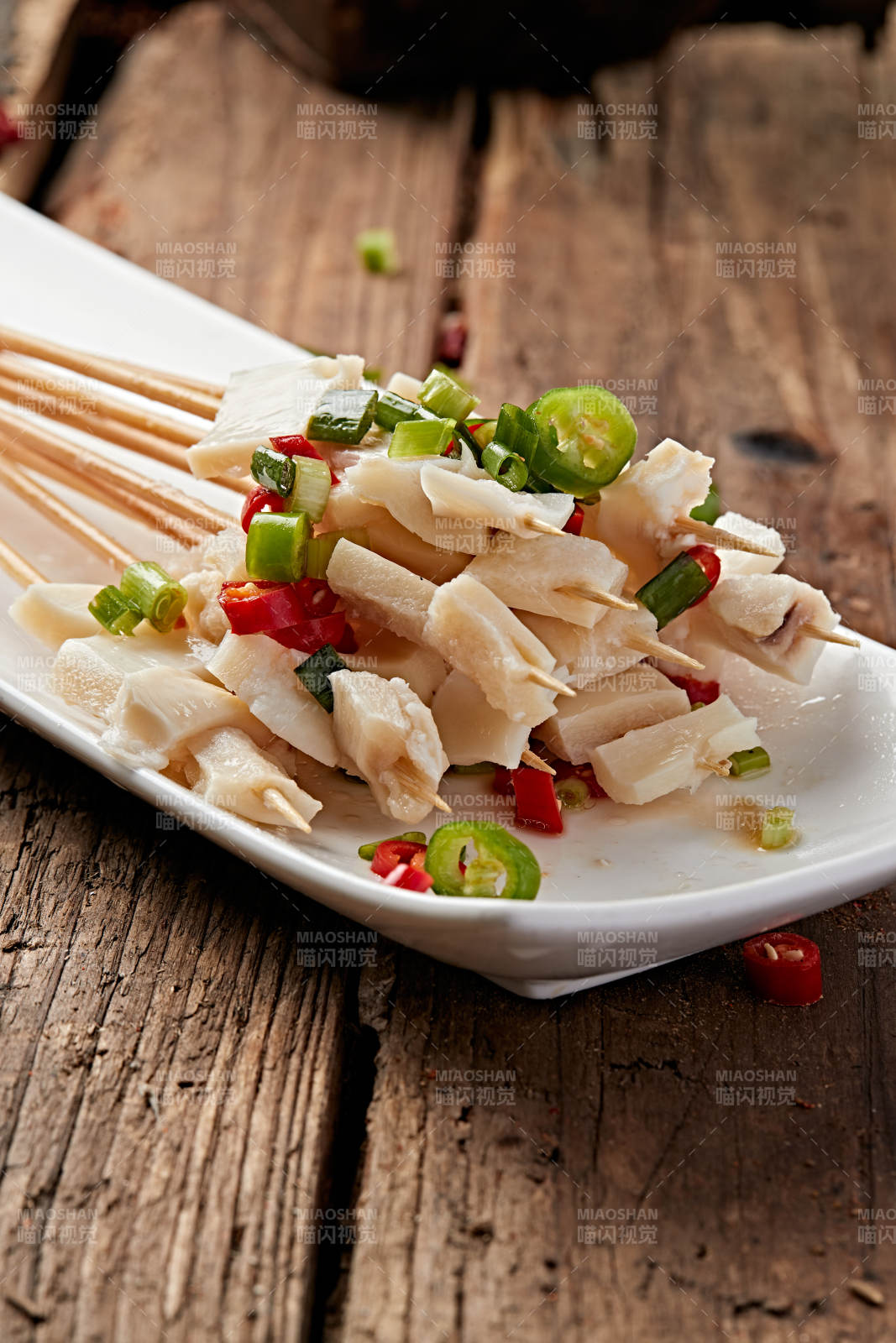 成都串串牛板筋肚仁图片