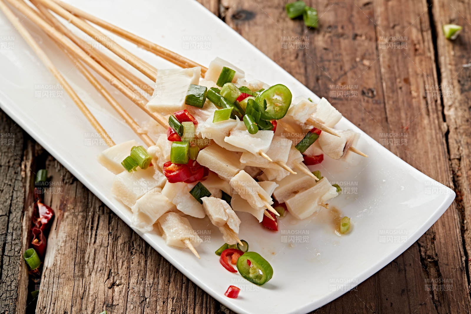 成都串串牛板筋肚仁图片